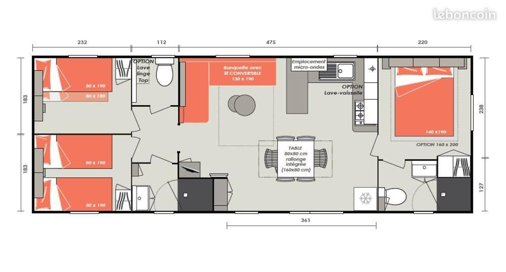 Superbe Mobil Home "Excellence" Au Mar Estang كانيه المظهر الخارجي الصورة